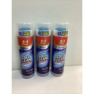 3 pk Oxiclean max Force Gel Stick 6.2 oz Laundry Stain Remover Gel